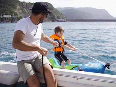 Baby Ski Nautique au Lac de Serre-Ponçon