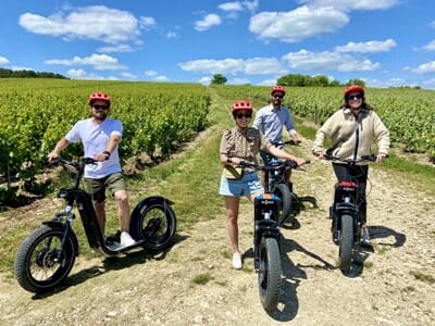 Randonnée en Trottinette Électrique Tout-Terrain à Bar-sur-Aube - Visite du Domaine Viticole
