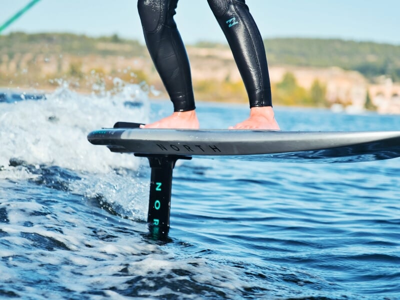 stabilisation de vol en foil tracté