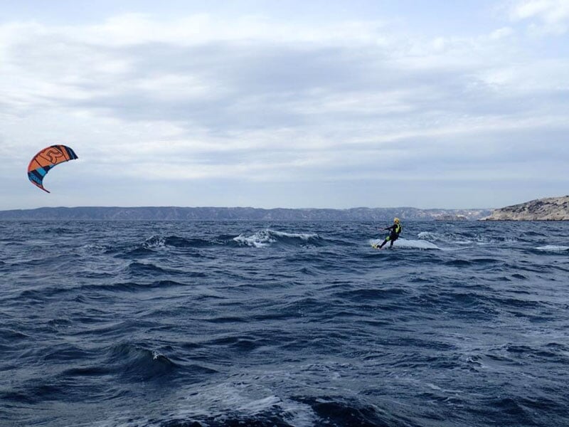 tirer des bords en kitesurf