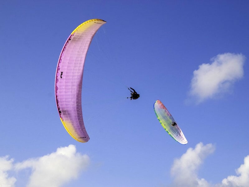 le baptême de sensations fortes en parapente
