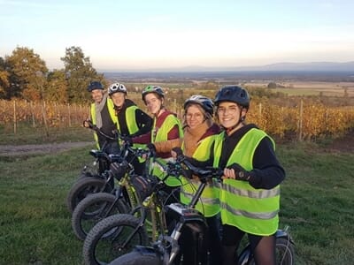Randonnée en Trottinette Electrique Tout-Terrain près de Mulhouse en Alsace - Wattwiller