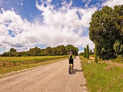 Randonnée en Trottinette Électrique Tout-Terrain près d'Avignon - Morières-lès-Avignon