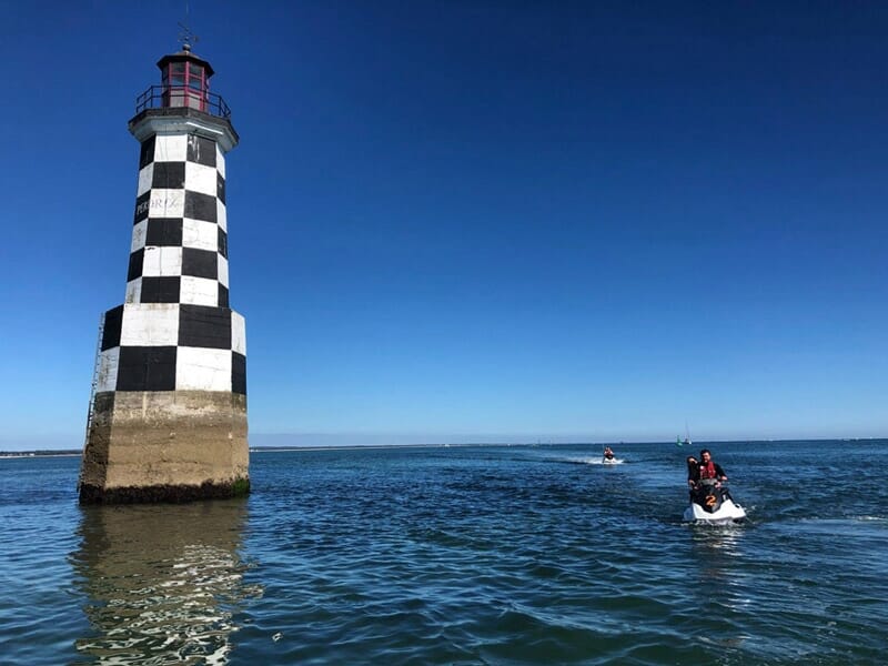 Randonnée Jet Ski près de Quimper - Plage de Loctudy en Bretagne