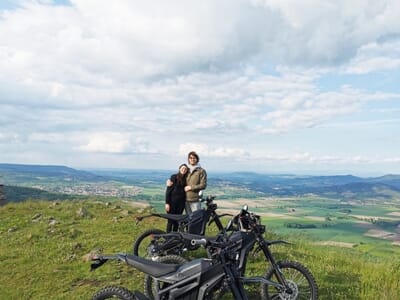 Randonnée en Moto Électrique près de Clermont-Ferrand - Plauzat