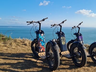 Randonnée en Trottinette Électrique Tout-Terrain près des Falaise d'Étretat - Heuqueville