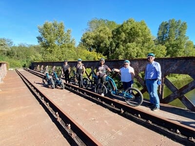 Randonnée en Trottinette Electrique près d'Alès - Vézénobres et Ribaute-les-Tavernes