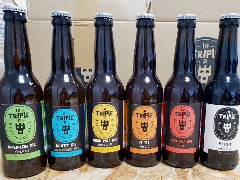 dégustation des bières artisanales de la brasserie de ribaute-les-tavernes