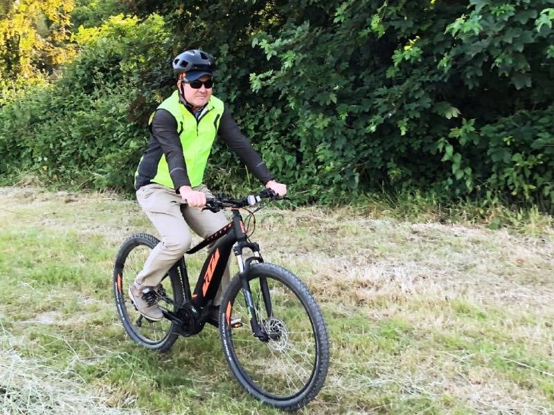 balade bucolique et autonome en vélo électrique ktm près de lille