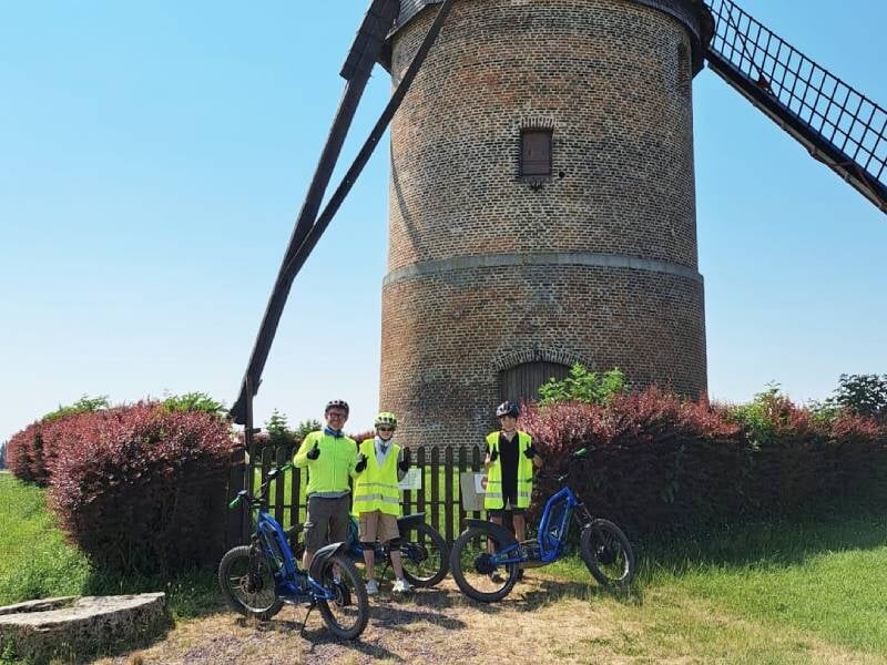 découverte du patrimoine de cysoing en trottinette électrique