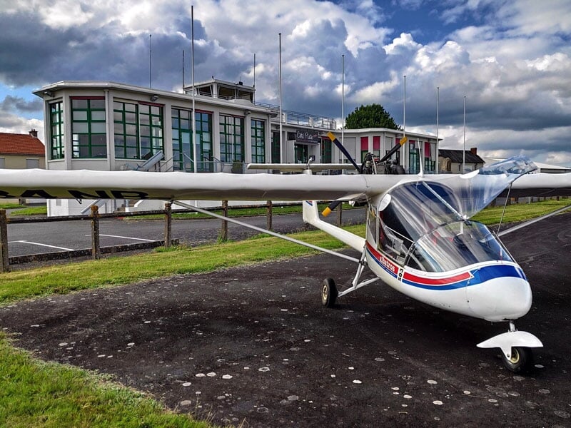 L'ULM Albatros sur l'aérodrome de Cholet