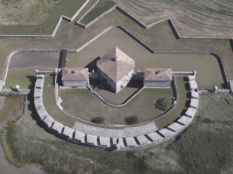 Fort Lupin, prise de vue par drome