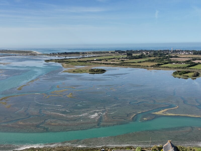 la Manche vue du ciel