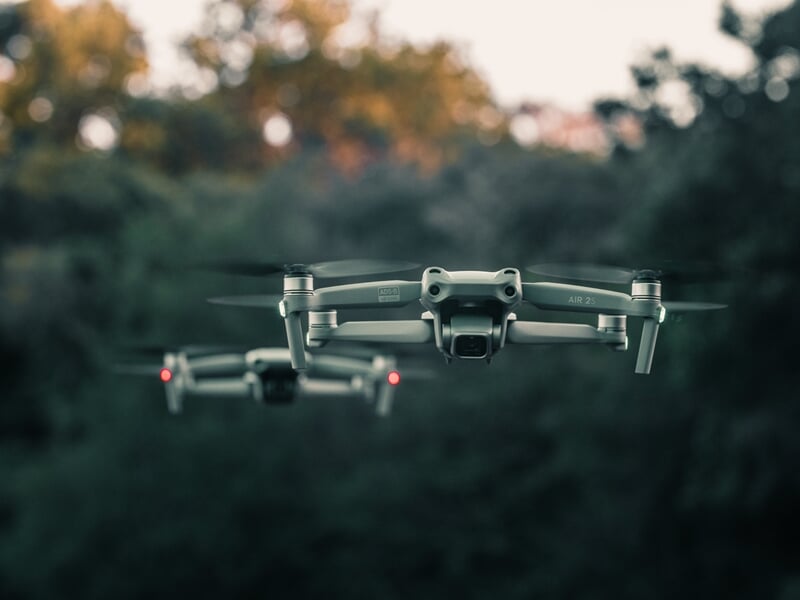 drone en vol