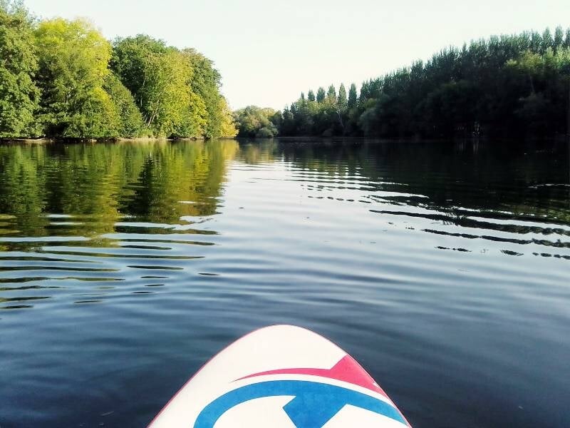 SUP sur l'yonne au départ d'épizy