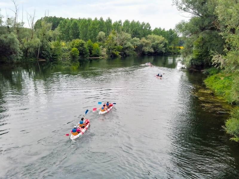balade en canoë-kayak dans l'yonne au départ d'épizy