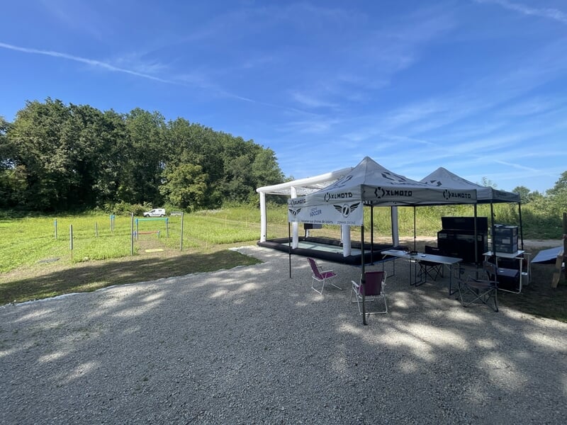 Arène de drone soccer
