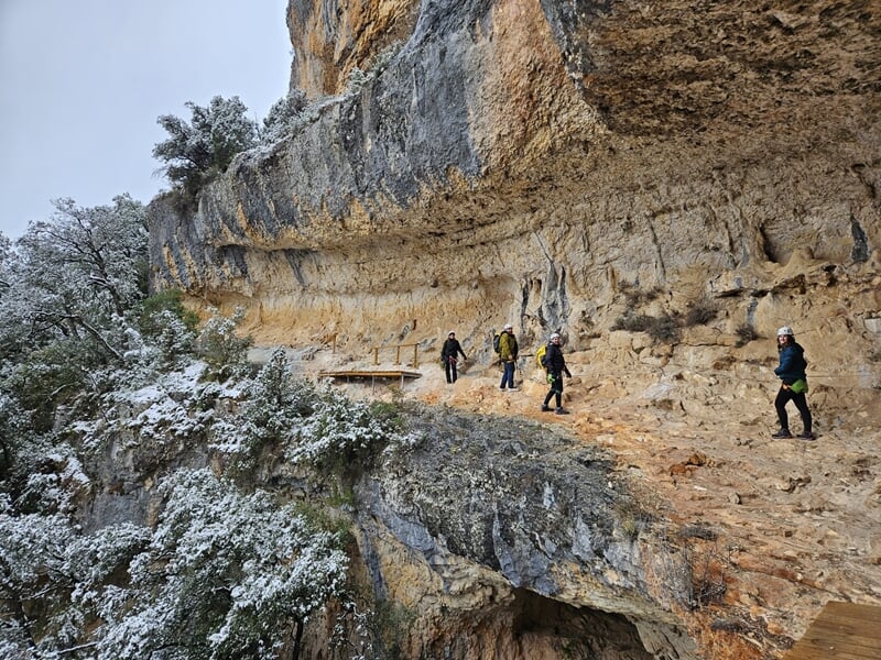 randonnée dans un canyon