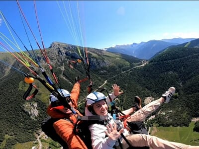 Baptême en Parapente près de Nice