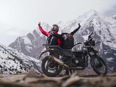 Randonnée à Moto près de Grenoble