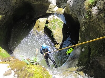 Canyoning au Canyon de la Mine - Entrevernes