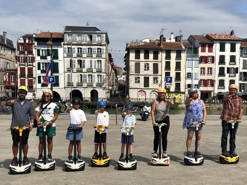 Groupe de personne en Segway à Bayonne