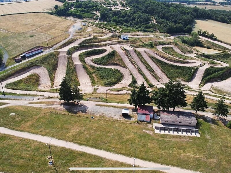 La piste de motocross de Dardon Gueugon dans l'allier
