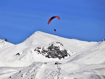 Vol en Parapente à Ski à la Station de Réallon