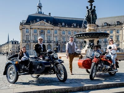 Balade en Side-Car Vintage à Bordeaux