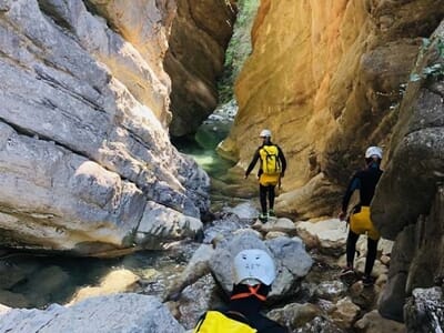 Canyoning au Canyon de Carleva