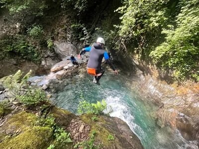 Canyoning près de Moûtiers en Savoie
