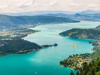 Vol en Avion ULM au-dessus d'Annecy