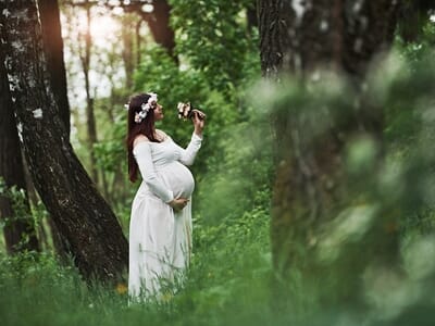Shooting Photo de Grossesse près de Saint-Gervais-les-Bains