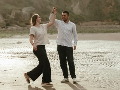 Séance Photo en Couple sur la Côte D'Opale - Plage de Tardinghen