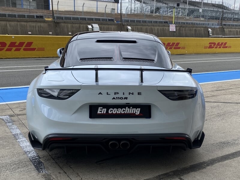 Vue arrière Alpine A110R