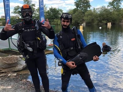 Baptême de Plongée près de Tours - Lac d'Hommes