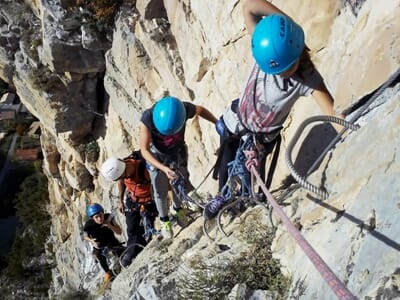Via Ferrata à Digne-les-Bains - Le Rocher de Neuf Heures