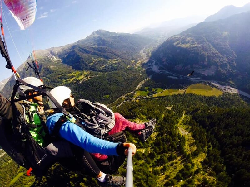 Baptême de Parapente près d'Embrun