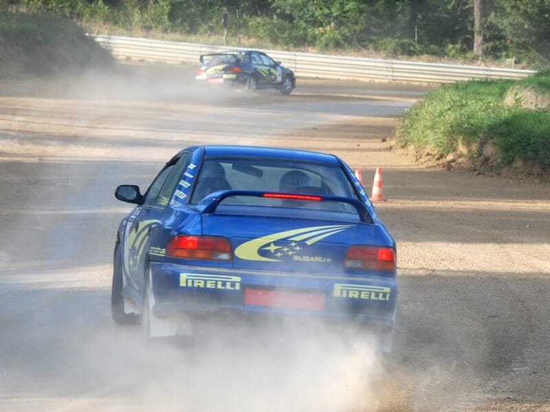 Coaching personnalisé sur Subaru Impreza Groupe A 400 ch - Circuit d'Aydie