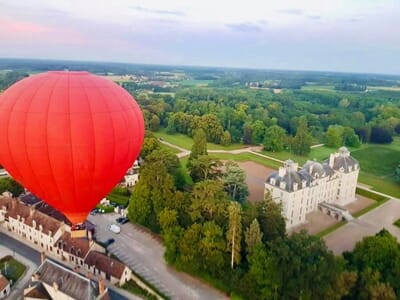 Vol en Montgolfière à Cheverny - Survol du Château de Cheverny