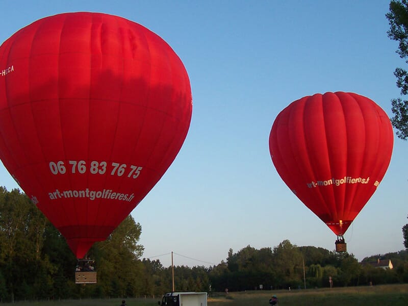 Vol en Montgolfière à Saumur - Tour au-dessus de l'Anjou