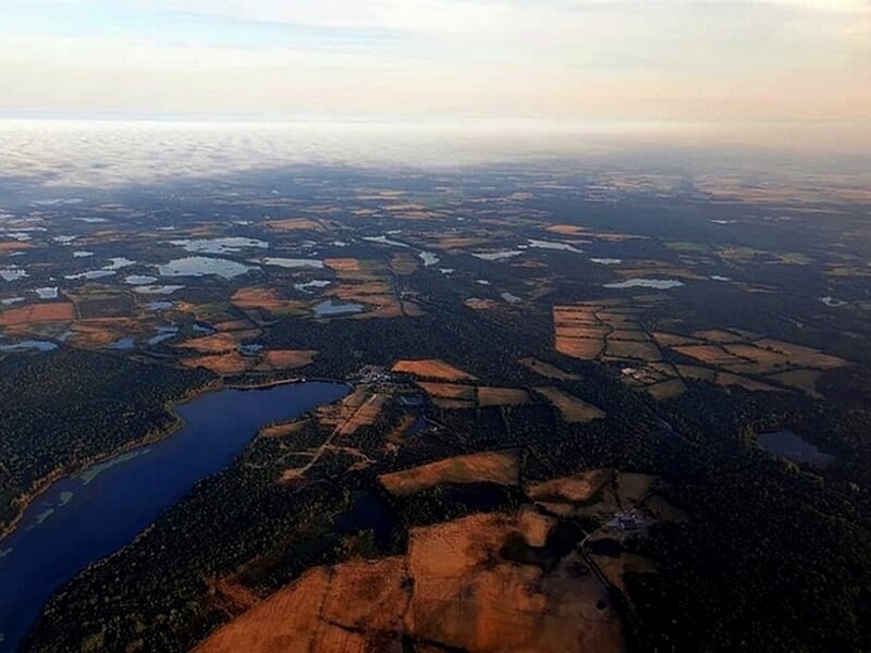 Parc de la Brenne vu du ciel