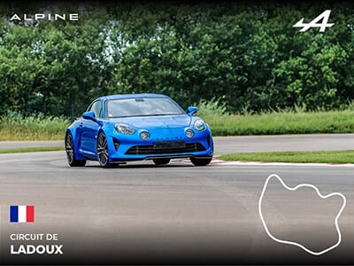 coffret cadeau 100% Pilotage GT Prestige Alpine A110 S<br/>Circuit de Ladoux