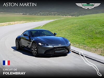 coffret cadeau 100% Pilotage GT Premium Aston Martin Vantage 2<br/>Circuit de Folembray