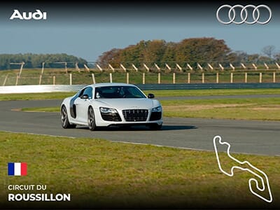coffret cadeau 100% Pilotage GT Prestige Audi R8V10<br/>Circuit du Roussillon