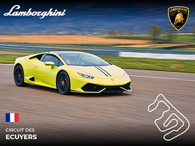 coffret cadeau 100% Pilotage GT Premium Lamborghini Gallardo LP 560<br/>Circuit des Écuyers