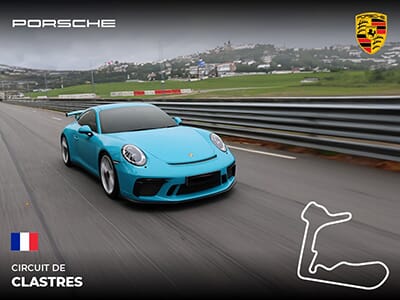coffret cadeau 100% Pilotage GT Premium Porsche Cayman S 718<br/>Circuit de Clastres