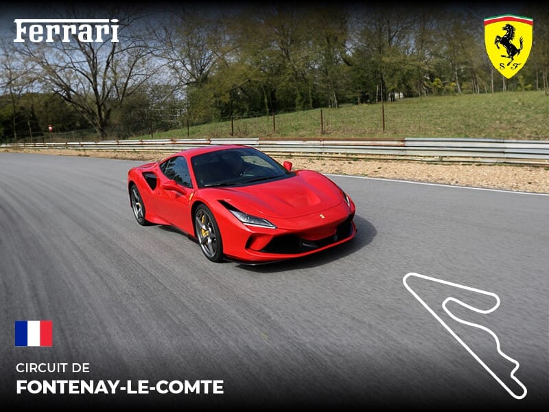 Stage pilotage Ferrari - Circuit de Fontenay-le-Comte