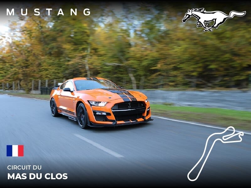 Stage pilotage Mustang - Circuit du Mas du Clos