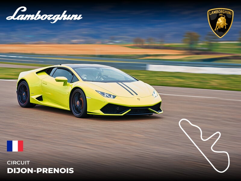 Stage Pilotage Lamborghini sur le Circuit Dijon-Prenois